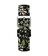 18 mm Black Floral Japanese Fabric Watch Strap