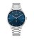 Interlude 2 Hands Small Second Quartz Stainless Steel Watch 