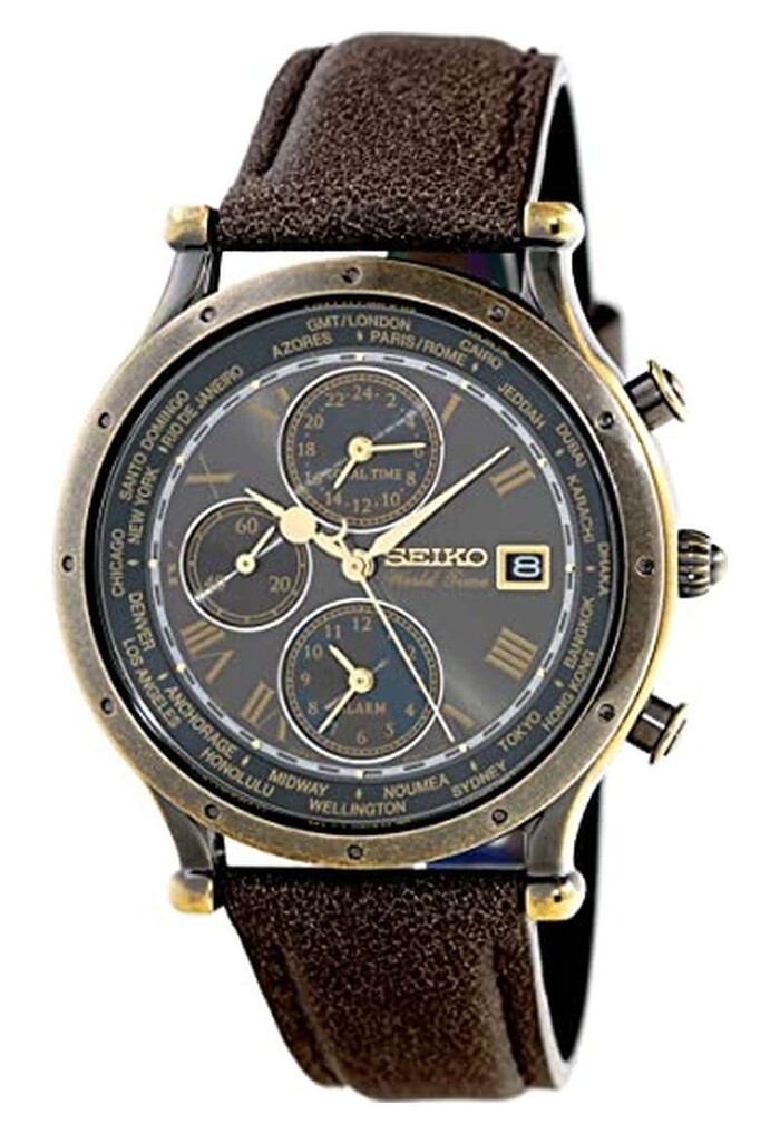 Seiko Chronograph X Age of Discovery 30th Anniversary World  Time--Recommendation on Watches | City Chain Official Website