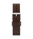 20 mm Dark Brown Smooth Leather Watch Strap