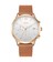 Interlude Chronograph Quartz Leather Watch 