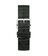 Montella 20 mm Dark Grey Leather Watch Strap
