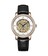 Fashionista 3 Hands Mechanical Skeleton Leather Watch