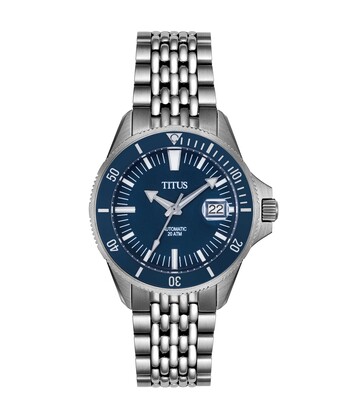 Valor 3 Hands Date Mechanical Stainless Steel Watch 