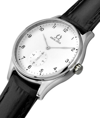 Classicist 2 Hands Small Second Quartz Leather Watch 