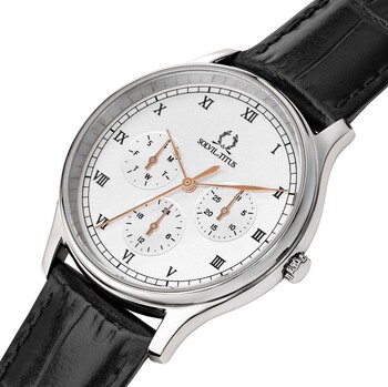 Classicist多功能石英皮革腕錶 (W06-03257-001)