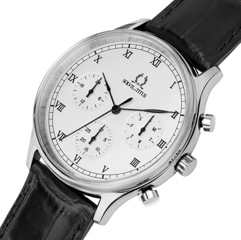 Classicist多功能石英皮革腕錶 (W06-03256-001)