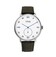 Nordic Tale 2 Hands Small Second Quartz Leather Watch 