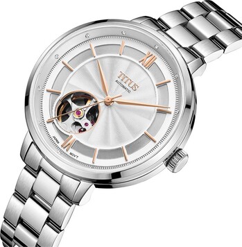 Exquisite 3 Hands Mechanical Stainless Steel Watch 