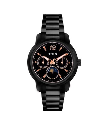 Devot Multi-Function with Day Night Indicator Quartz Stainless Steel Watch 
