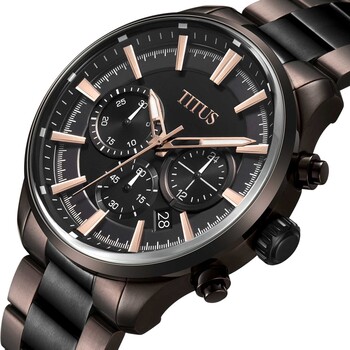 Saber Chronograph Quartz Stainless Steel Watch (W06-03286-009)