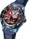 Modernist "Lion Dance" 3 Hands Automatic Skeleton Leather Watch