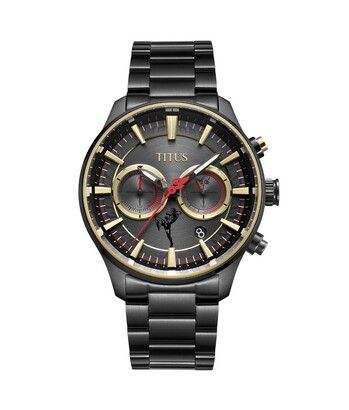 Saber「泰拳」計時石英不鏽鋼腕錶 